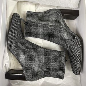Brand new Balenciaga Plaid booties